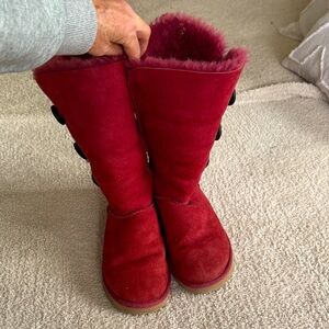 UGG Women's Burgundy Winter Boots
